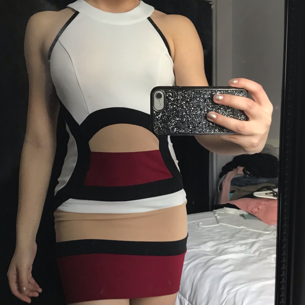 Haltered Mini Dress